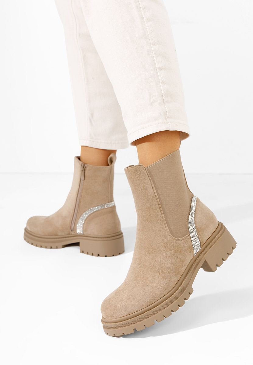 Stivaletti donna Verdie cachi