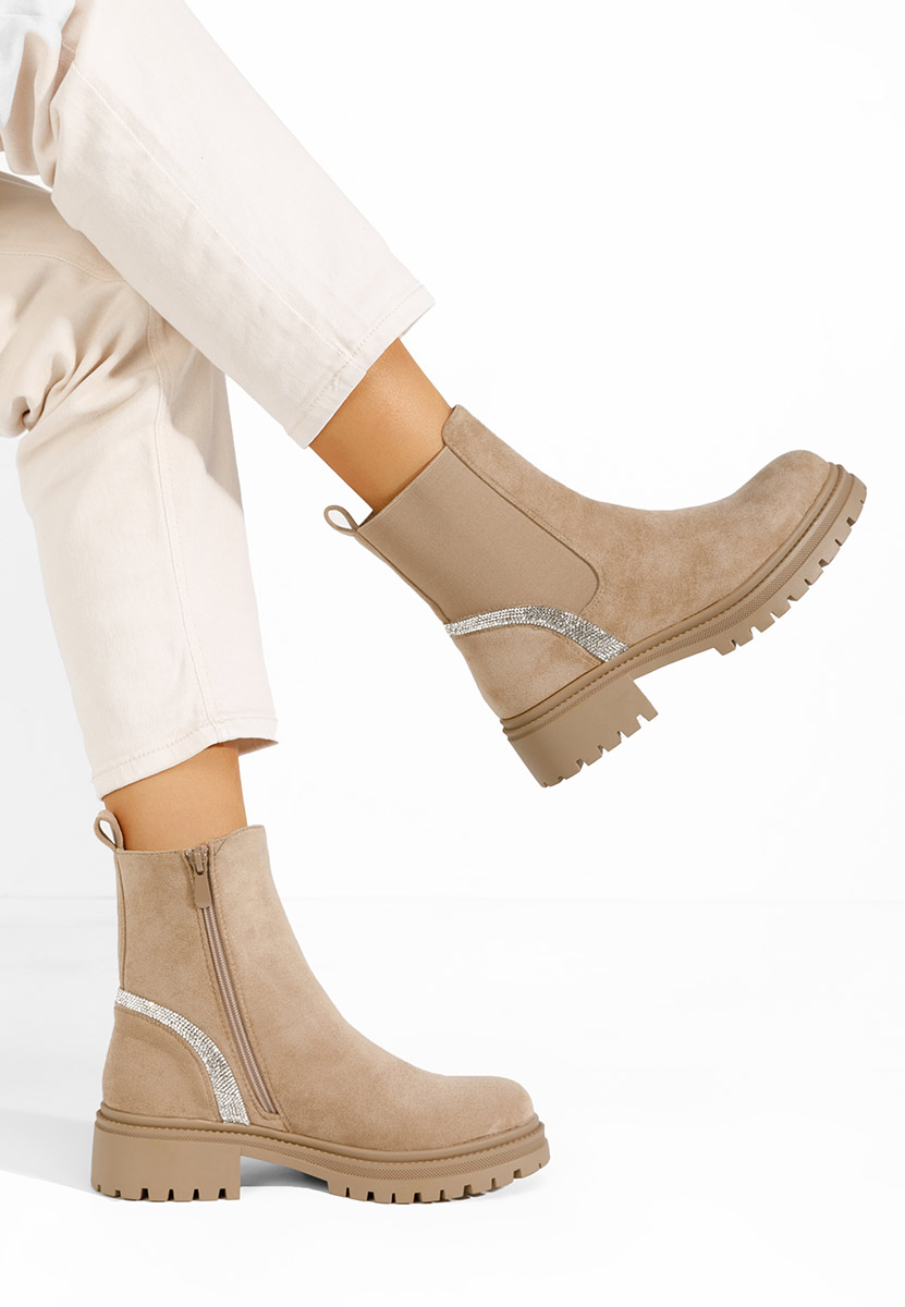 Stivaletti donna Verdie cachi