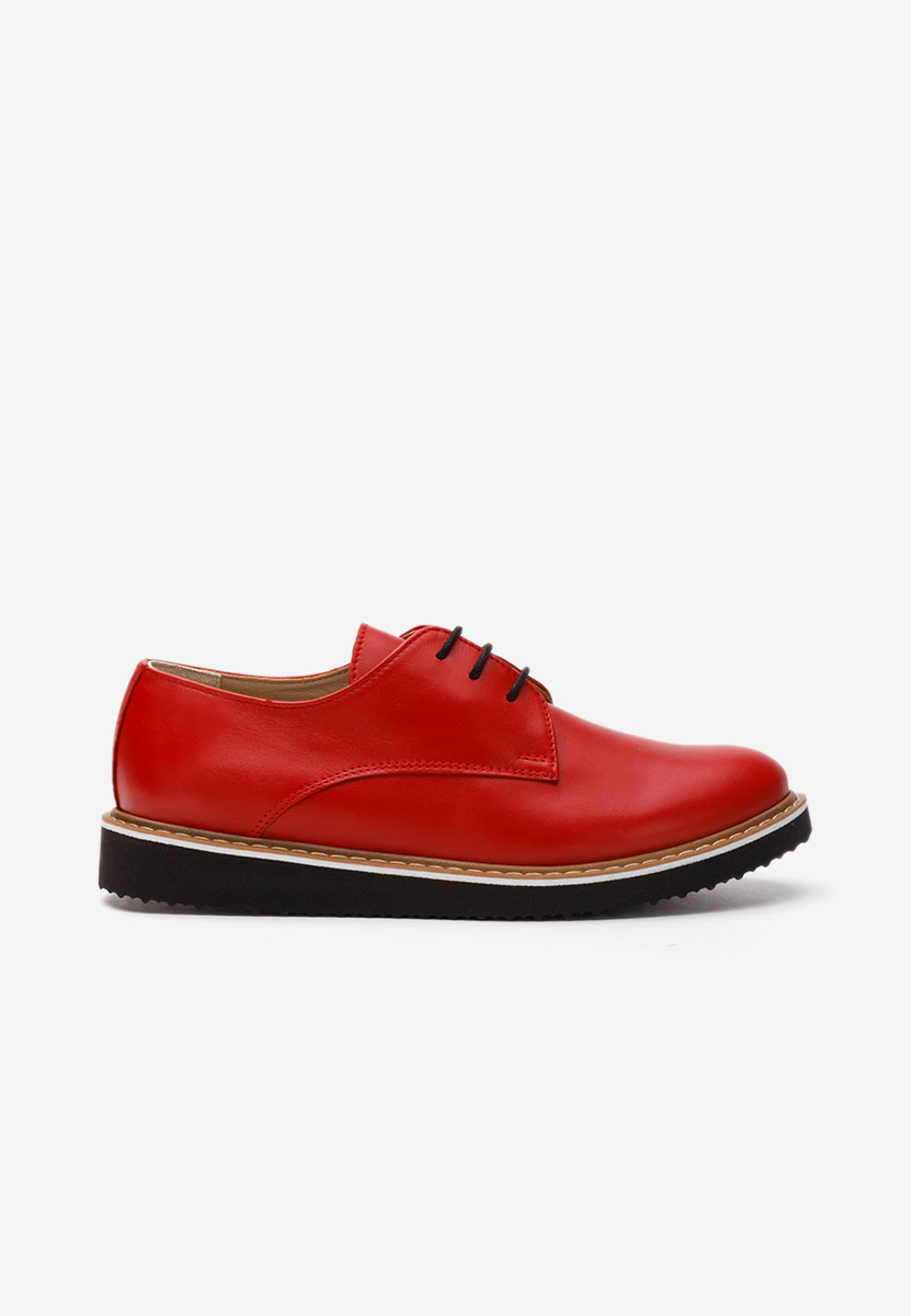 Scarpe derby pelle Casilas rosso