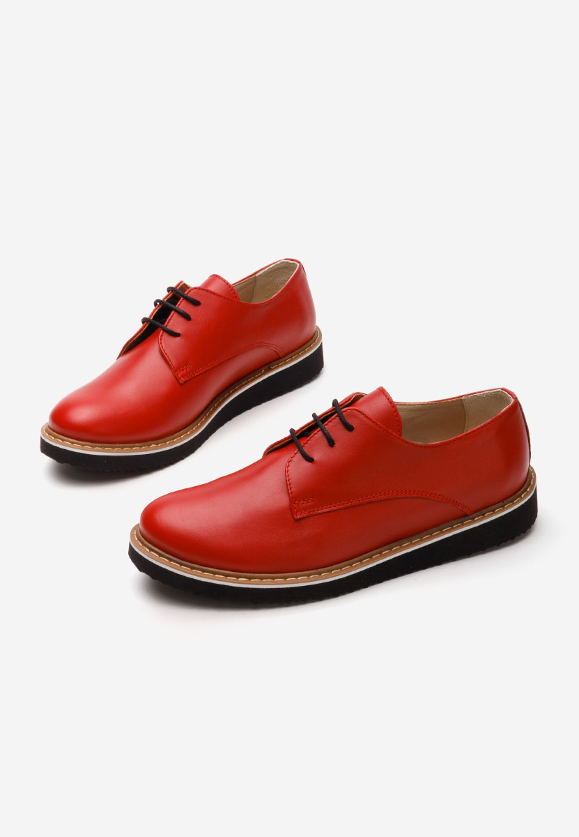 Scarpe derby pelle Casilas rosso