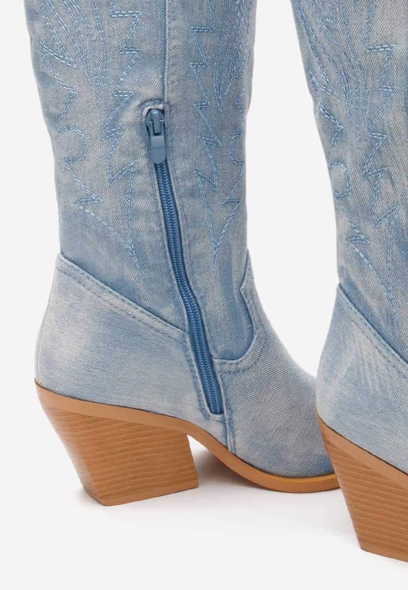 Stivali texani donna Celina denim