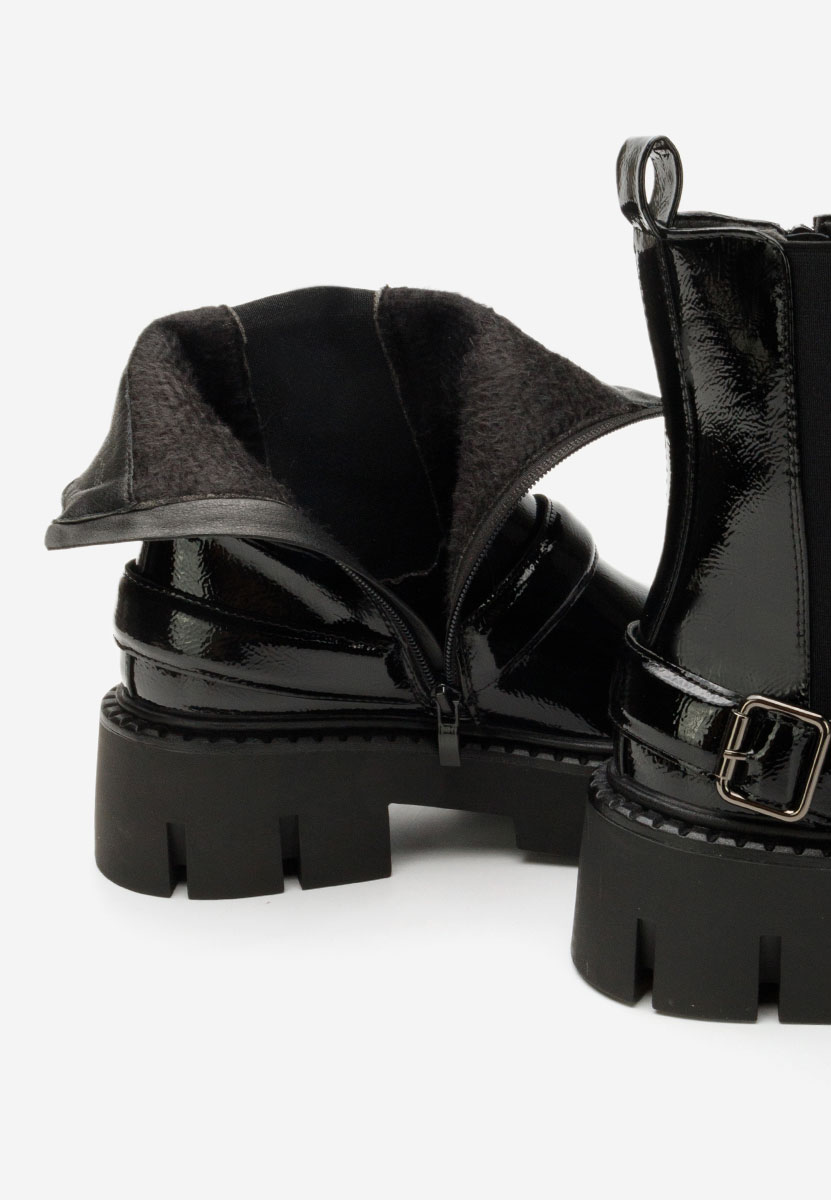 Stivaletti con plateau Carolinne nero