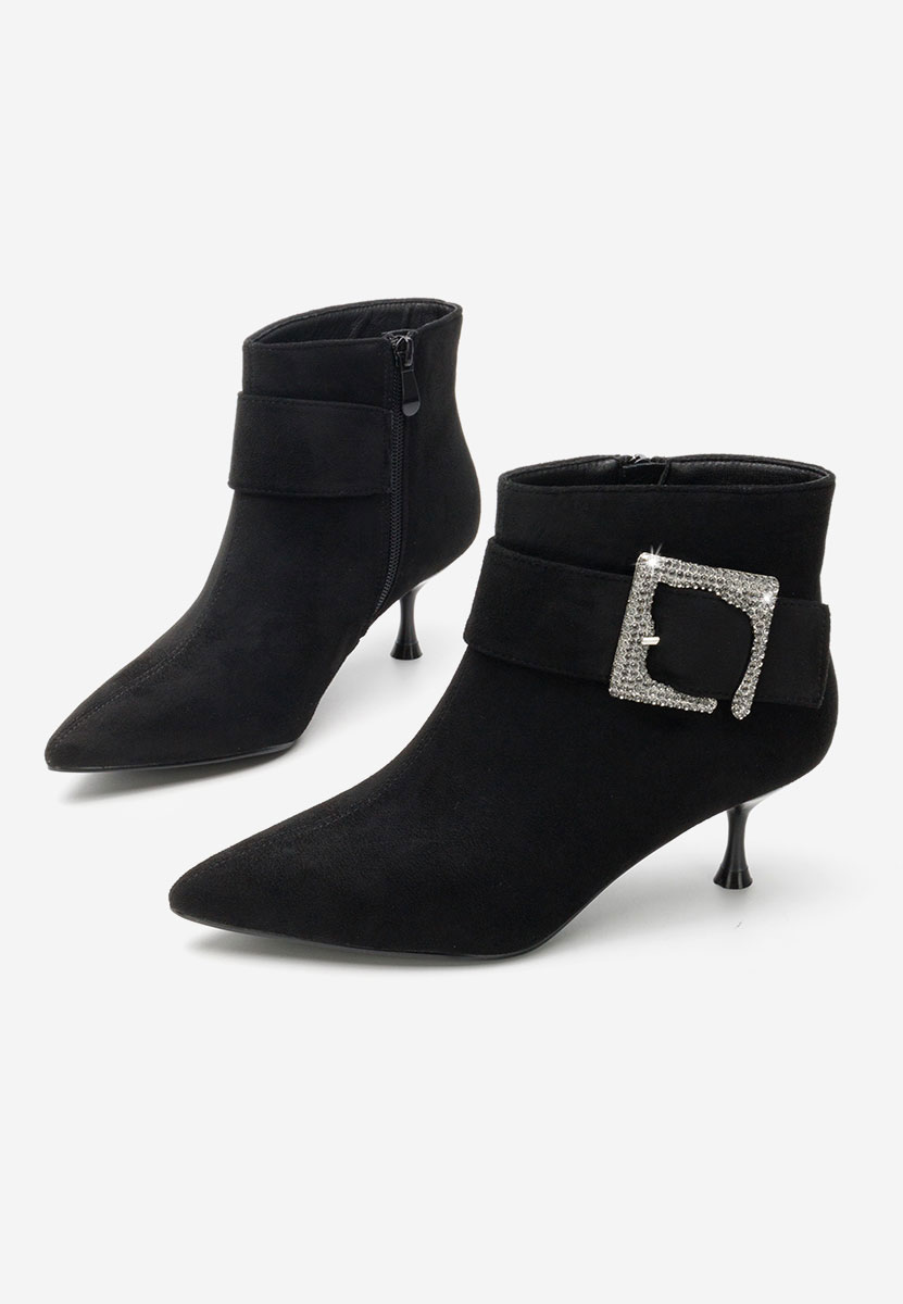 Tronchetti tacco a spillo Karlene nero