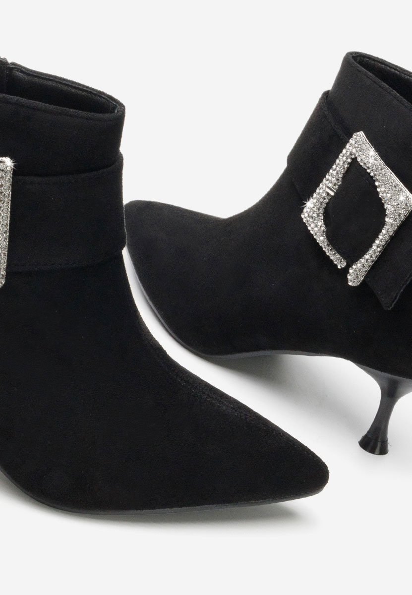 Tronchetti tacco a spillo Karlene nero