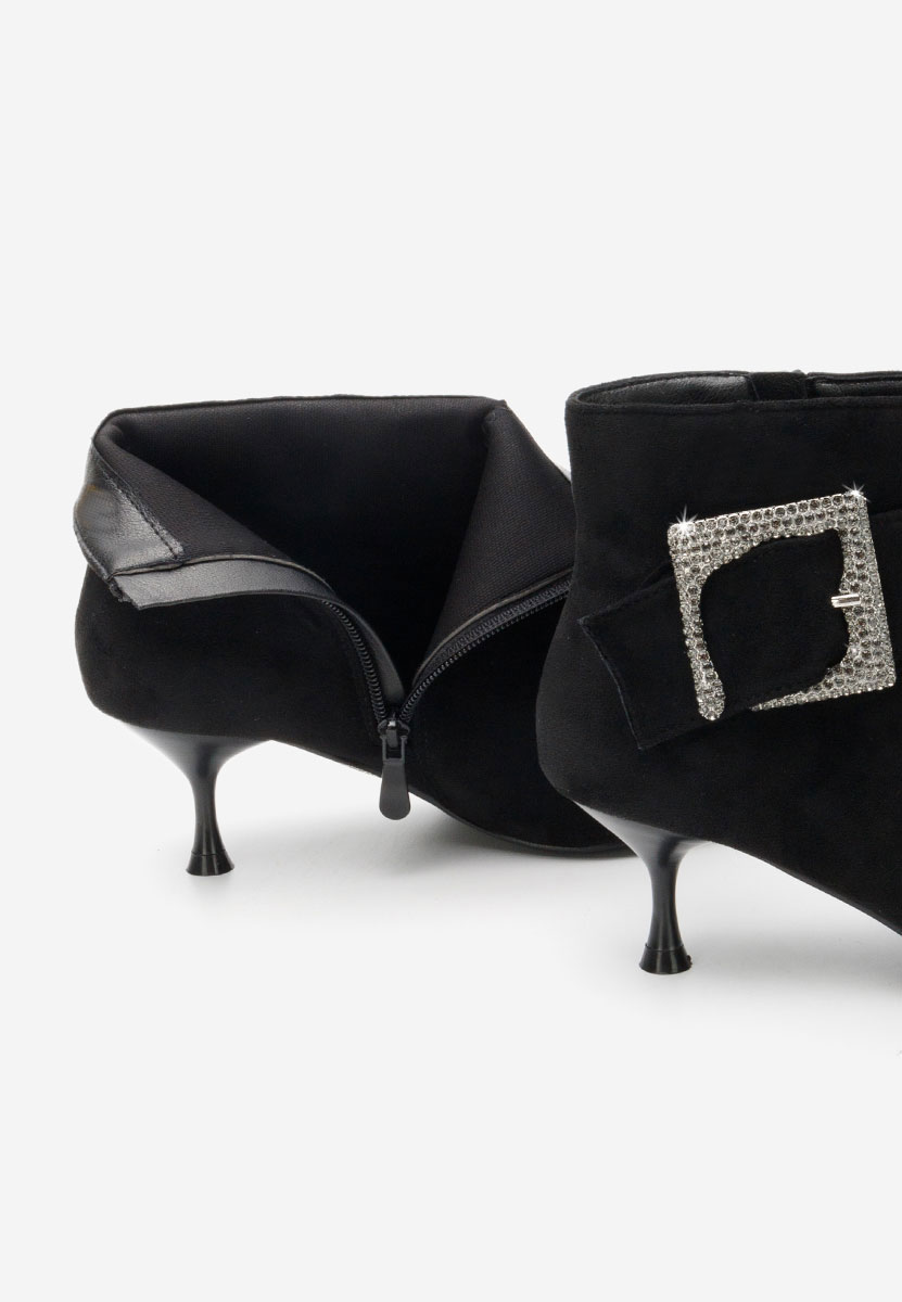 Tronchetti tacco a spillo Karlene nero