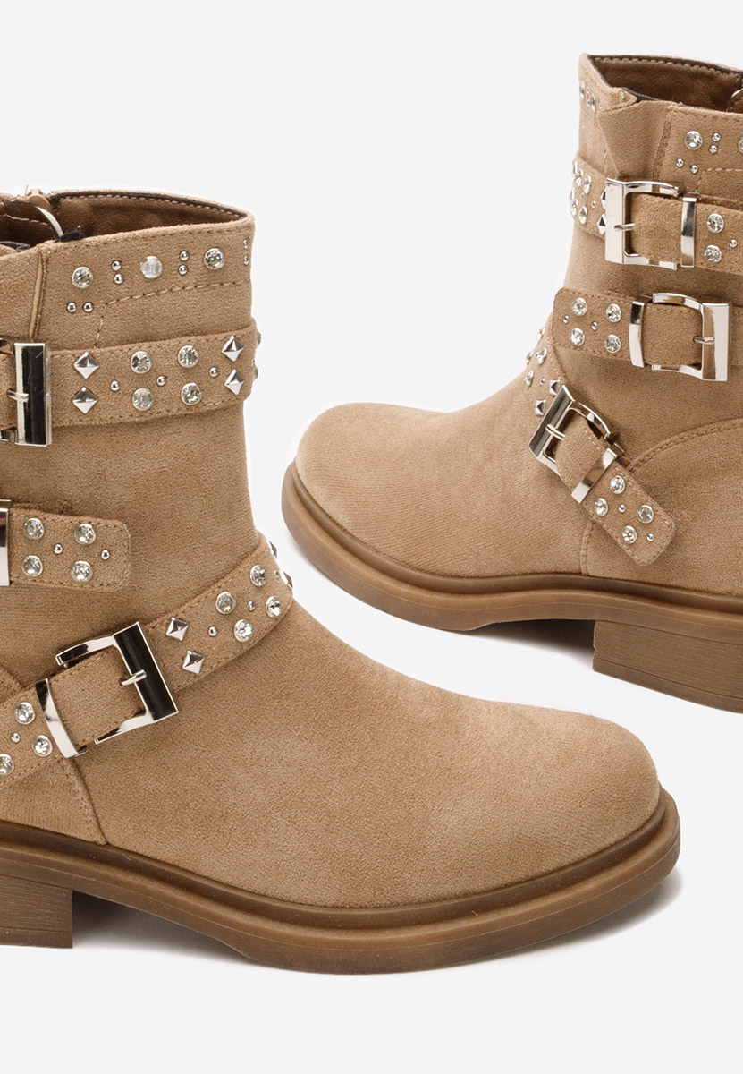 Stivaletti donna Marellen cachi