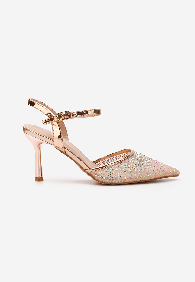 Décolleté tacco a spillo Valesia champagne