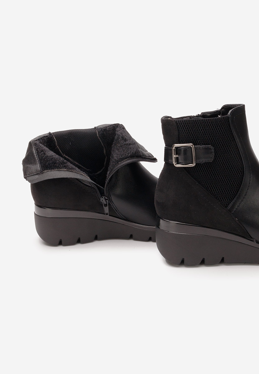 Stivaletti con plateau Ritama nero