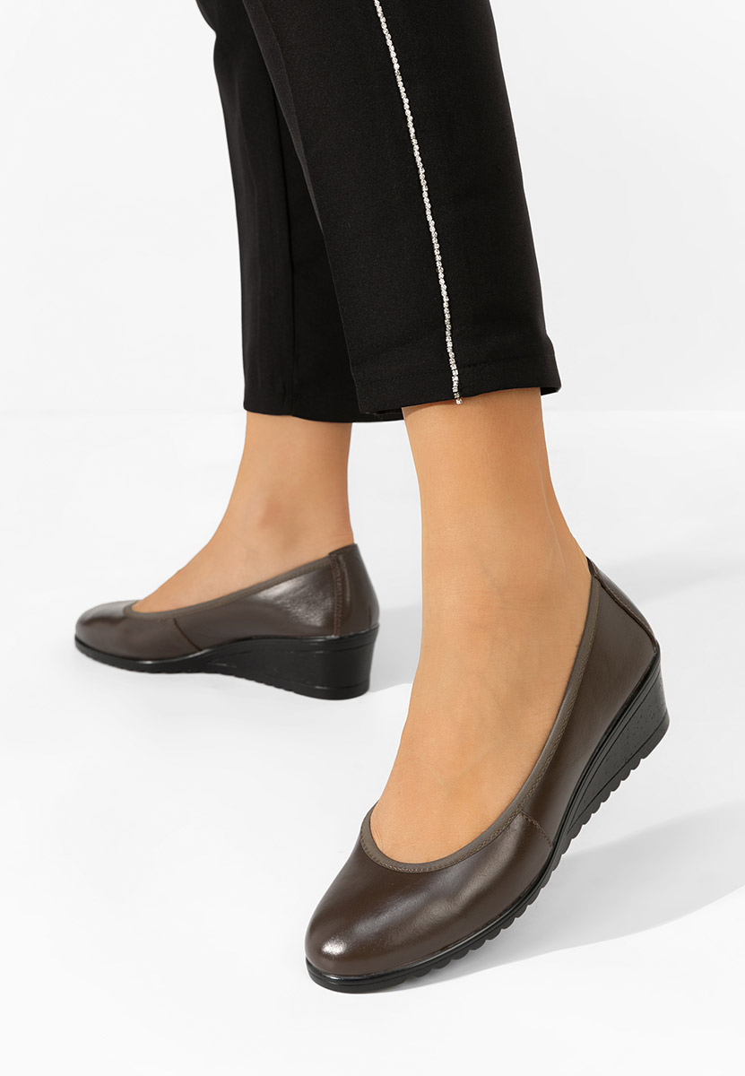 Scarpe con zeppa Josmia cachi