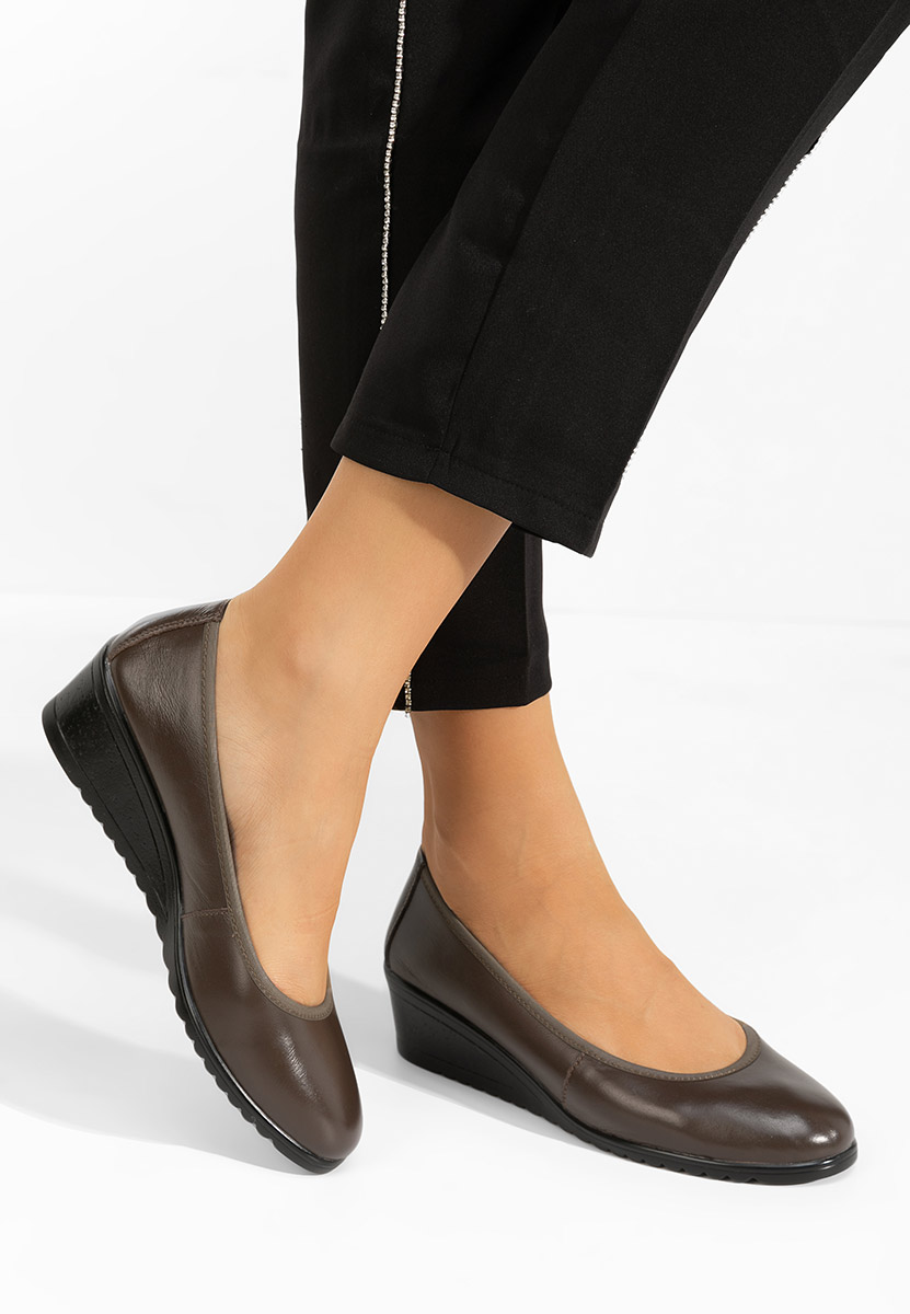 Scarpe con zeppa Josmia cachi