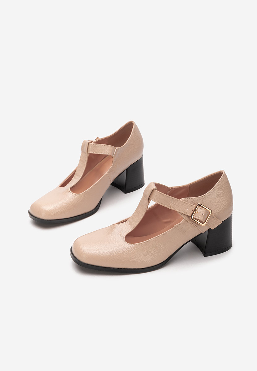 Décolleté tacco medio Vesita Beige