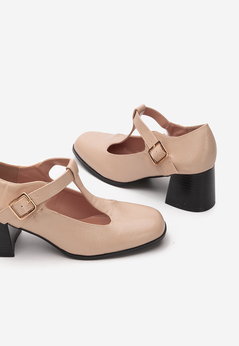 Décolleté tacco medio Vesita Beige