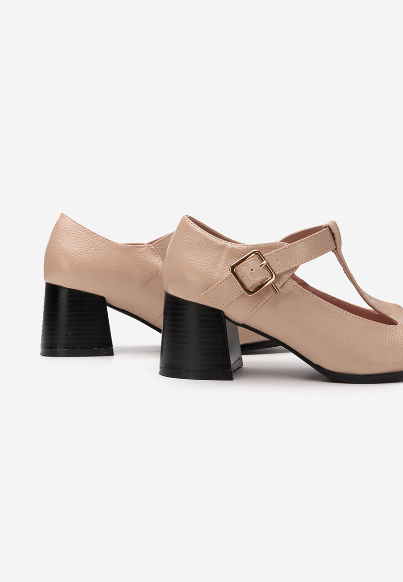 Décolleté tacco medio Vesita Beige