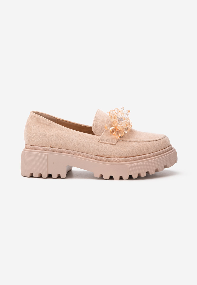 Mocassini con plateau Amilla beige