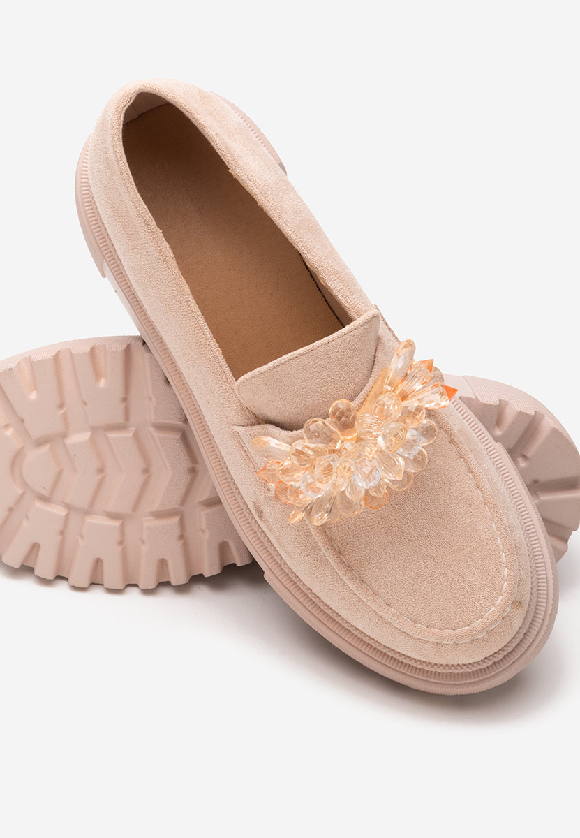 Mocassini con plateau Amilla beige