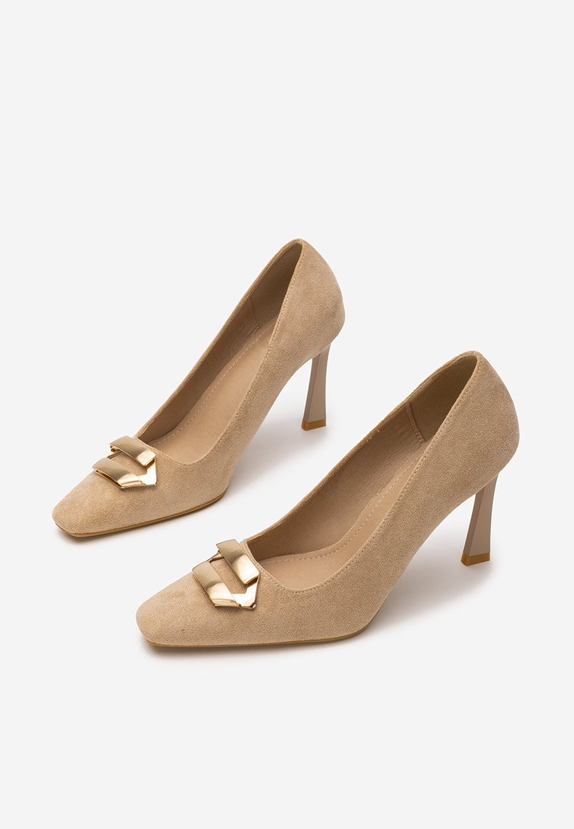 Décolleté tacco a spillo Xeresa V2 beige