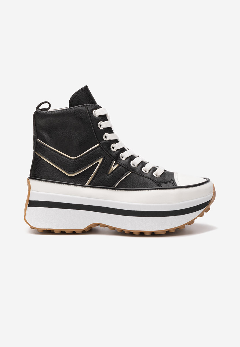 Sneakers con plateau Kathie nero