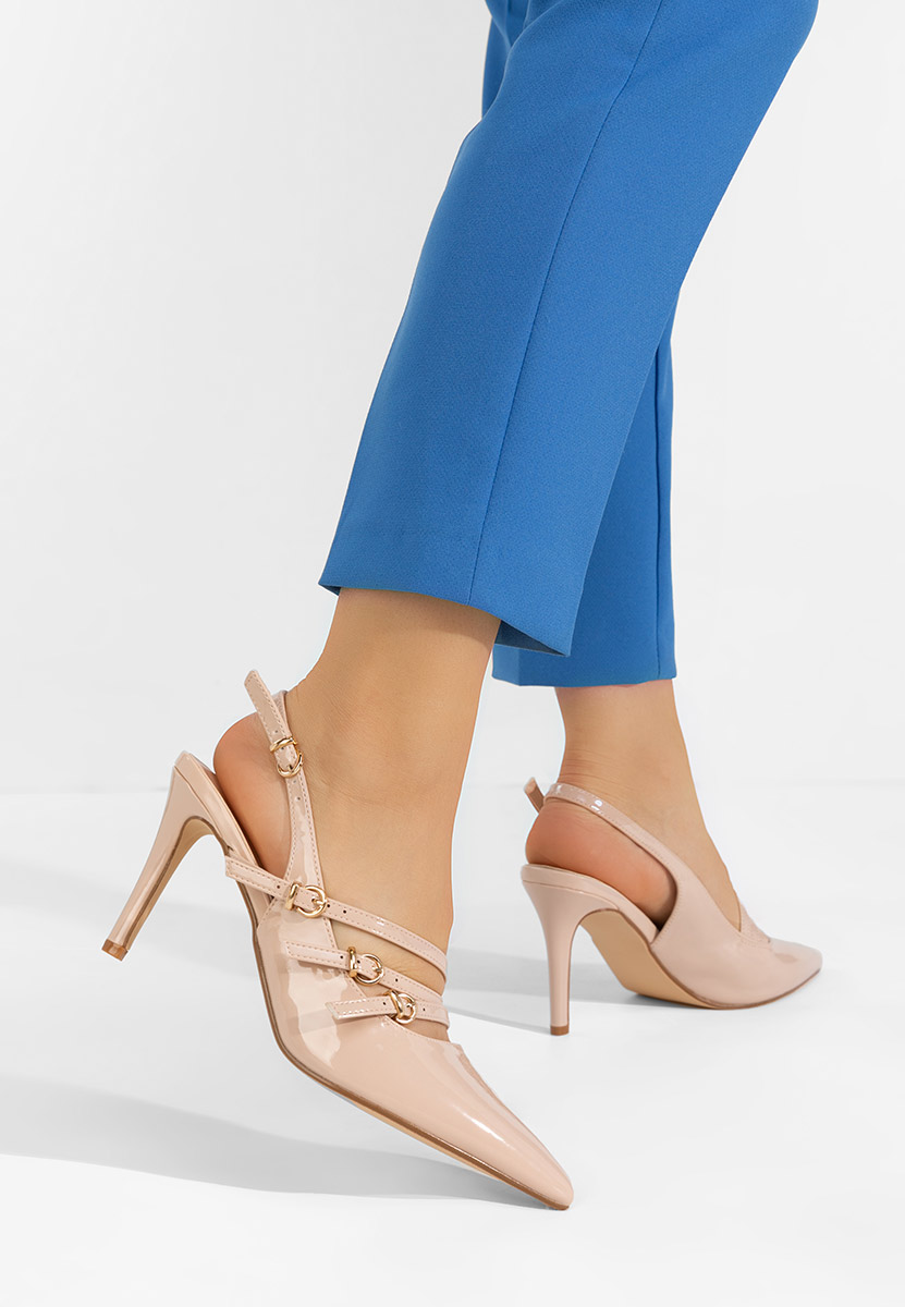 Décolleté tacco a spillo Hilma beige
