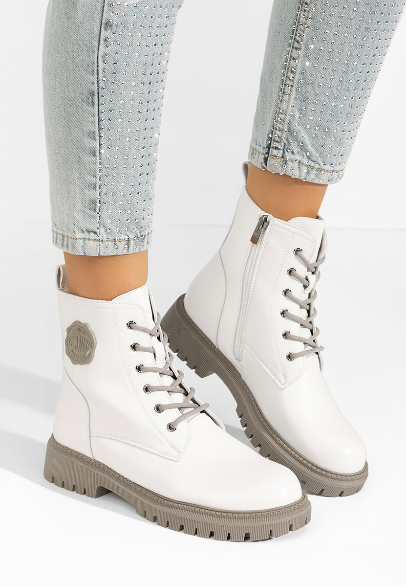 Stivaletti bassi donna Lizeth bianchi