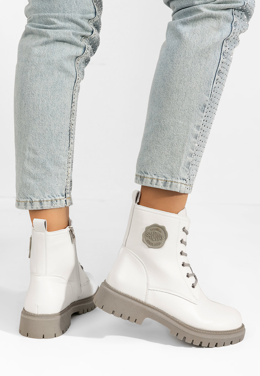 Stivaletti bassi donna Lizeth bianchi