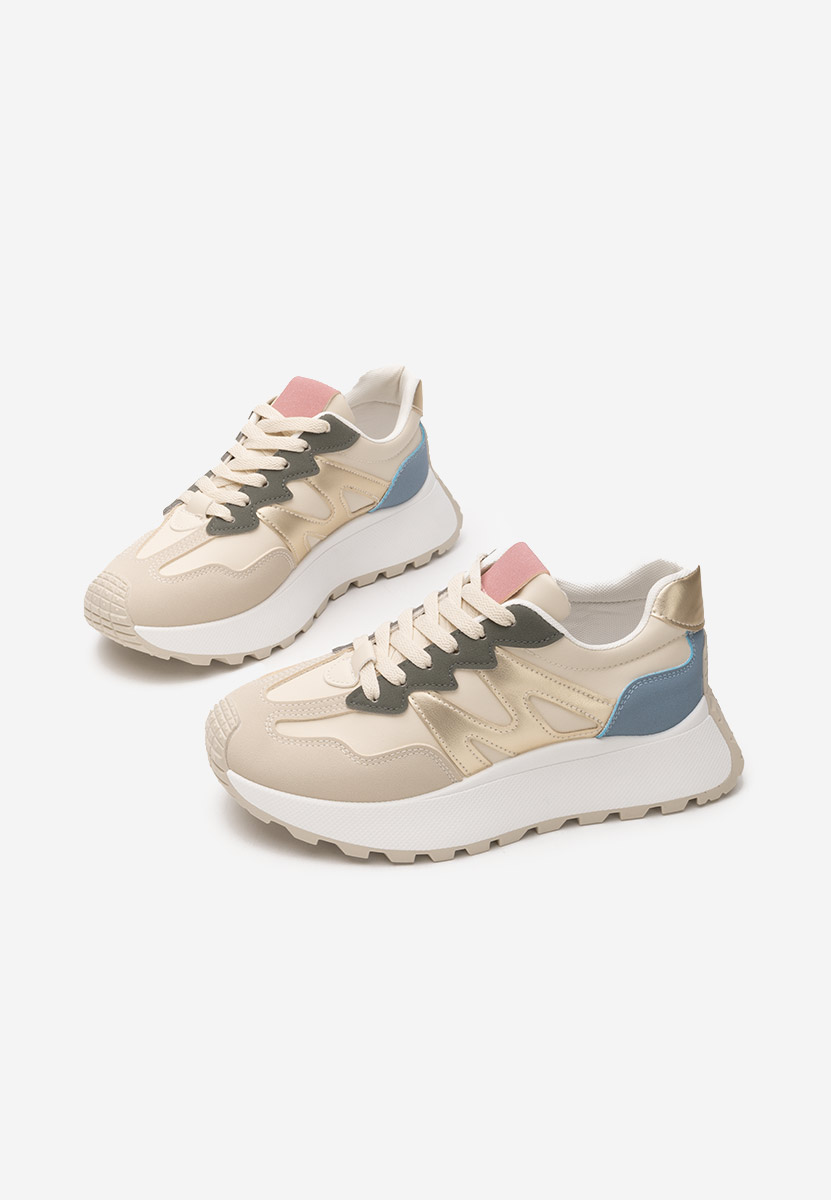 Sneakers donna Keylea beige