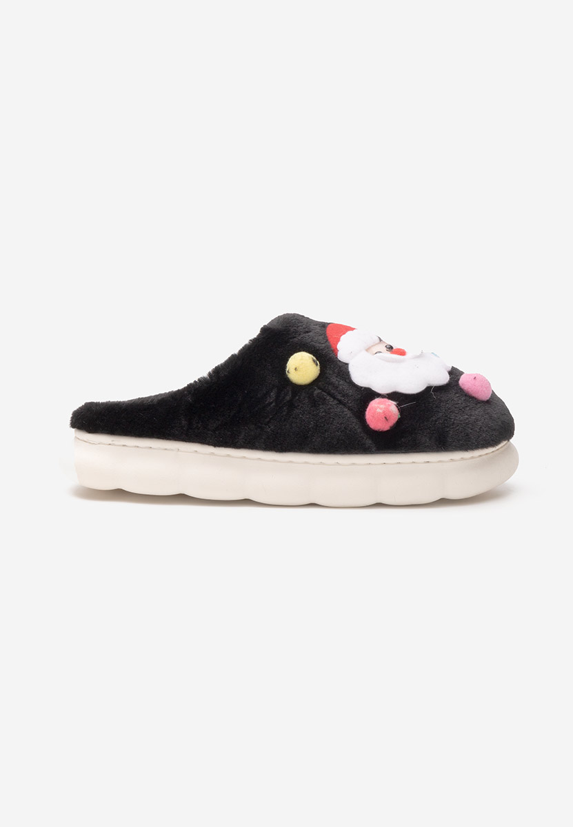 Pantofola donna invernale Denita nero
