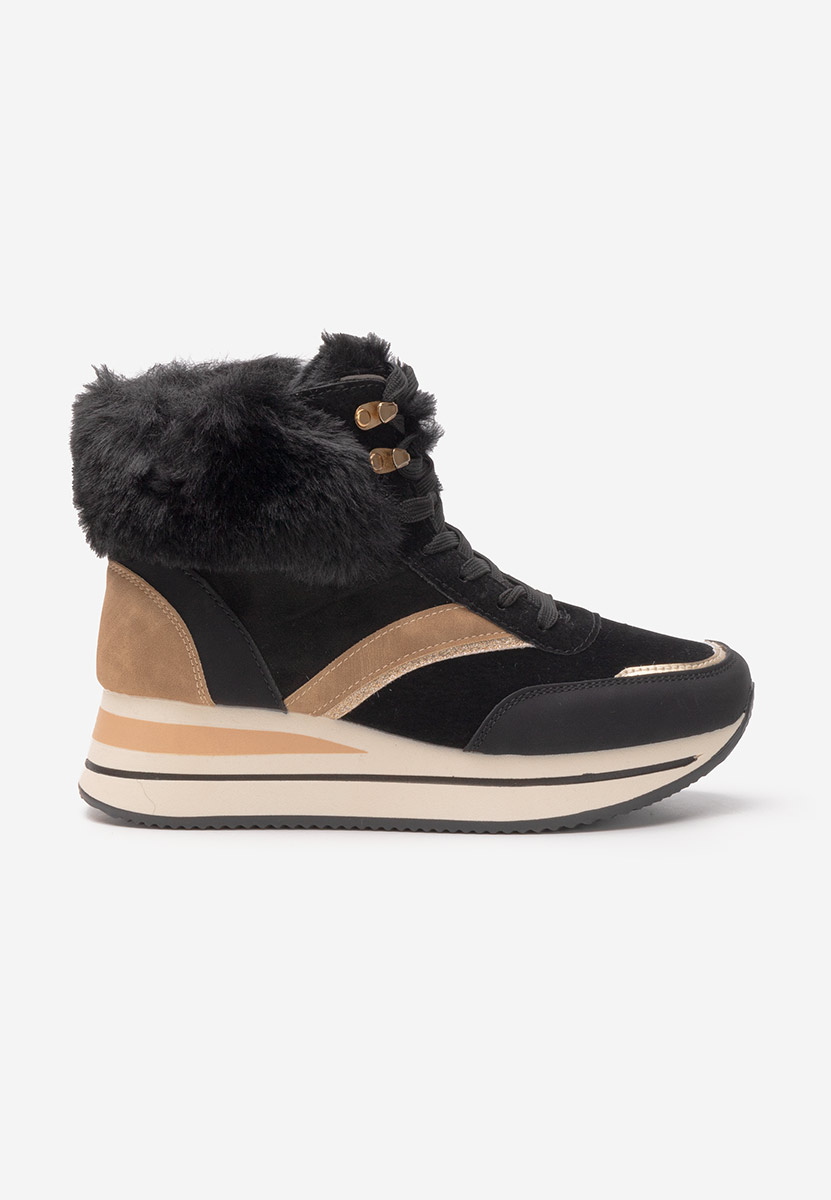 Sneakers donna invernali Mariah nero