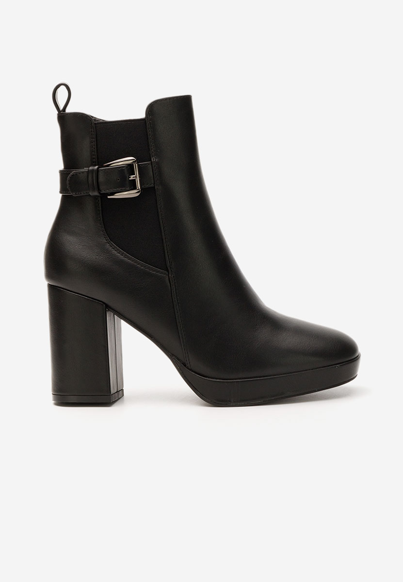 Tronchetti con tacco largo Sumiko nero