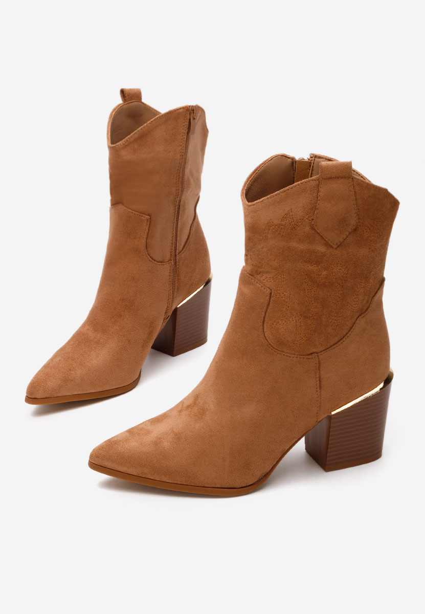 CiStivaletti texani donna Annita camel