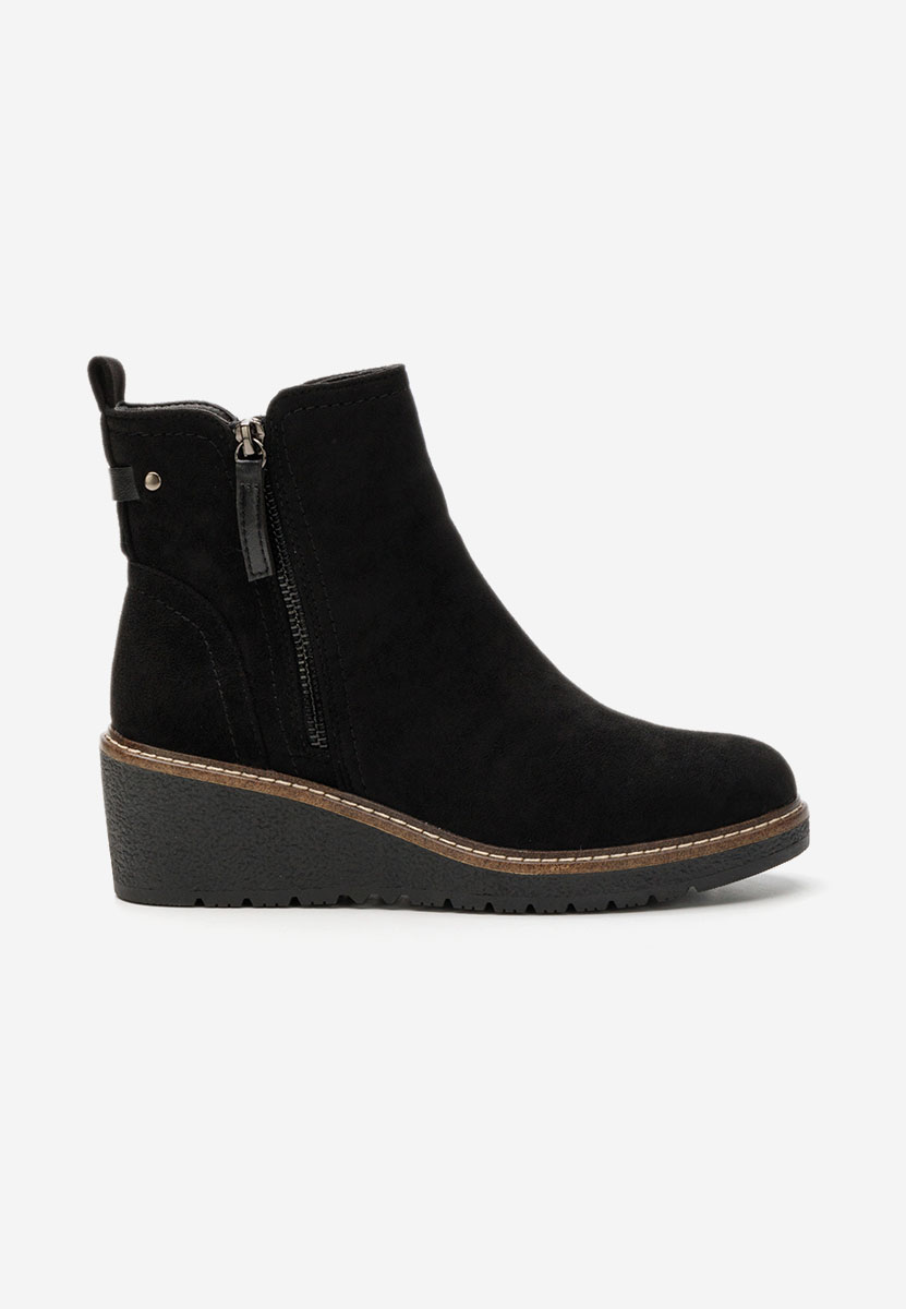 Stivaletti con plateau Diandria nero