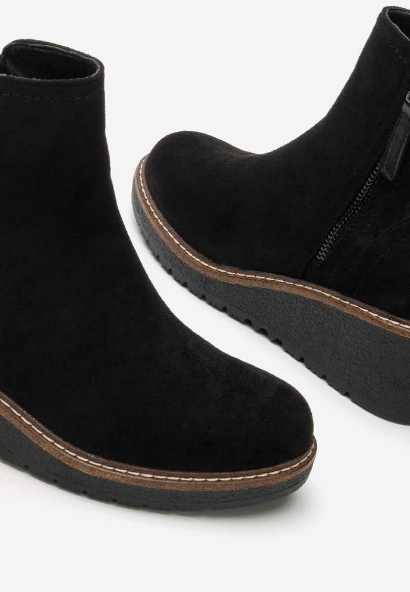 Stivaletti con plateau Diandria nero