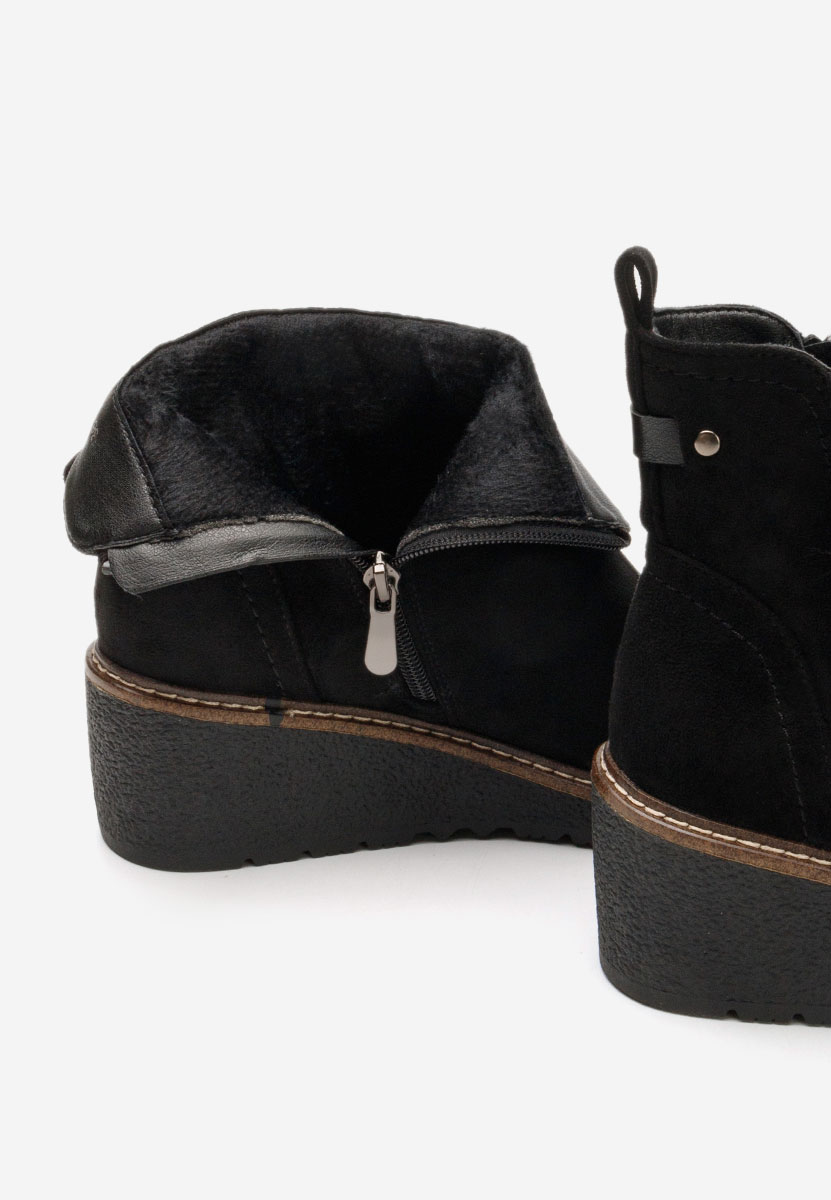 Stivaletti con plateau Diandria nero