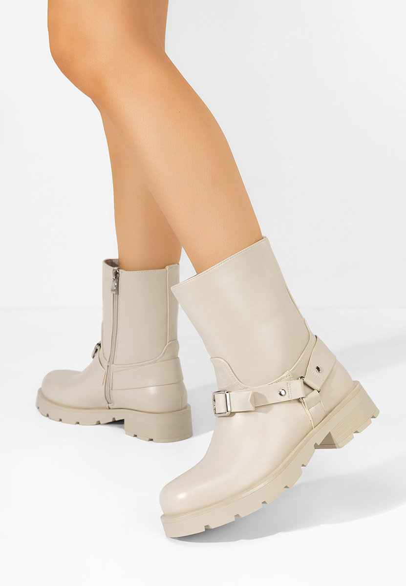 Stivale donna Zalina beige