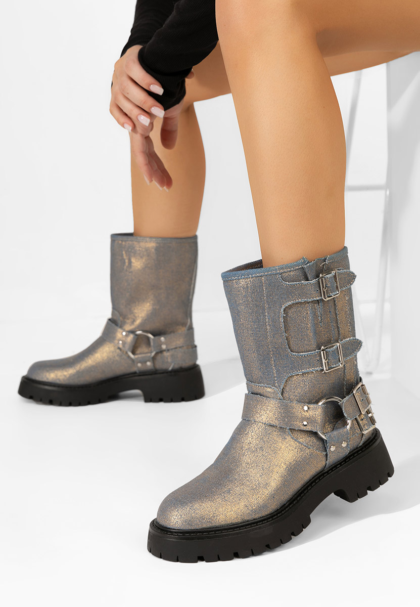 Stivali da donna Jesica oro