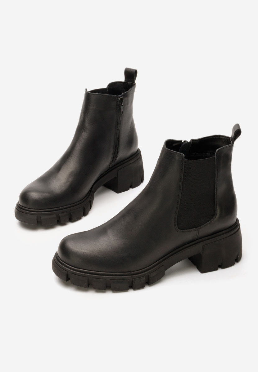 Stivaletti in pelle Rowa V2 nero
