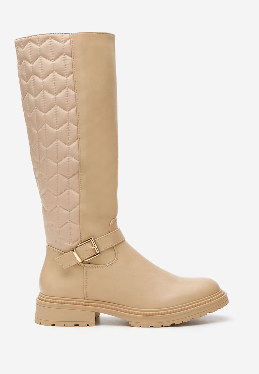 Stivali bassi donna Elfrieda beige