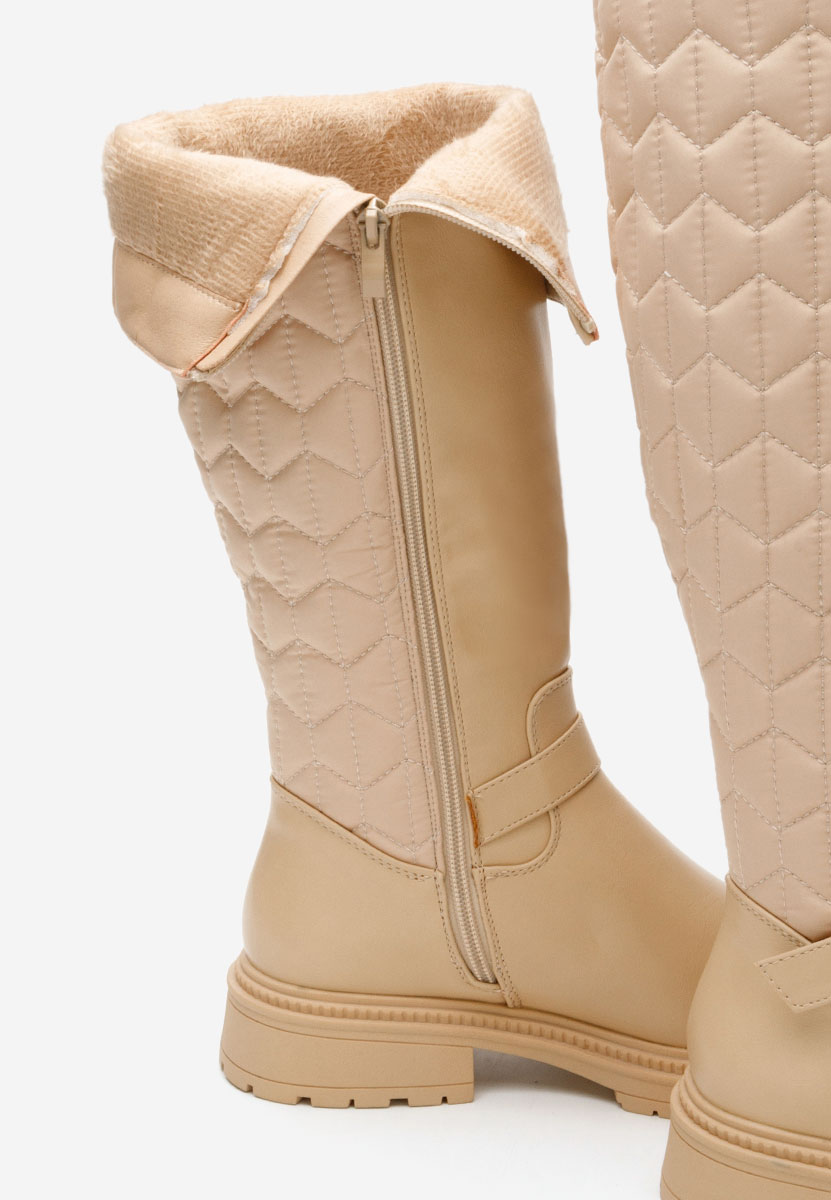 Stivali bassi donna Elfrieda beige