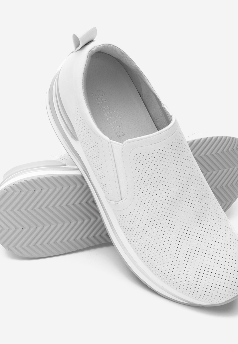 Sneakers con zeppa Reba bianchi