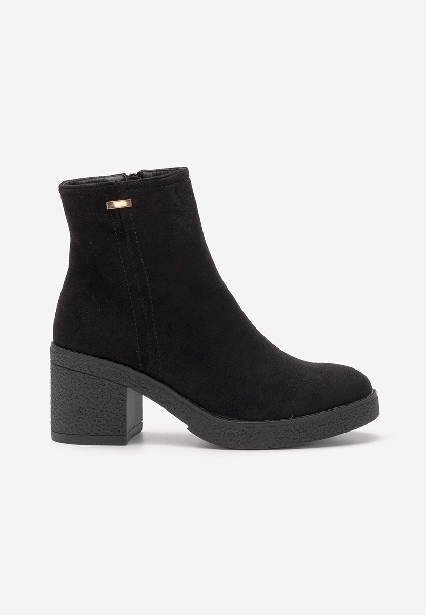 Stivaletti con tacco Mildred nero