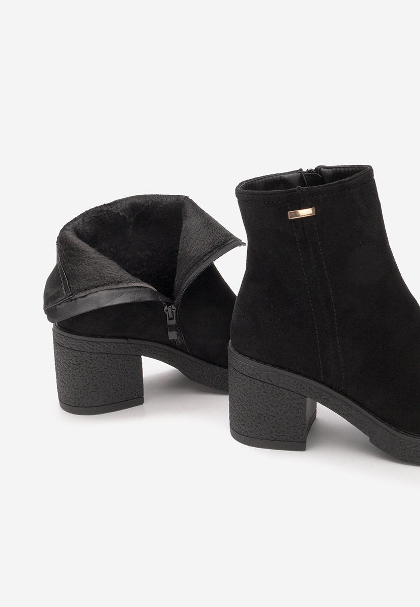 Stivaletti con tacco Mildred nero
