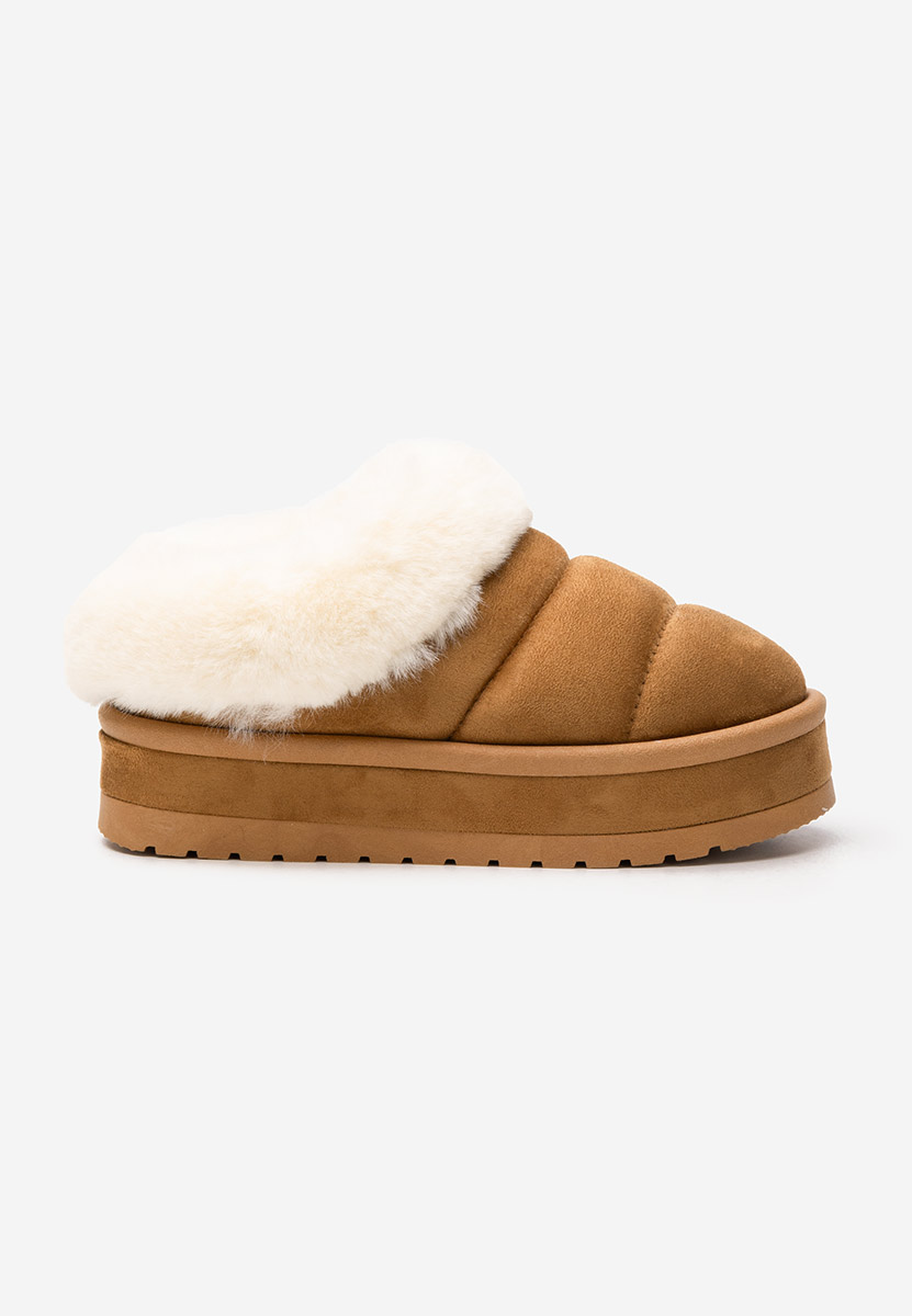 Ciabatte platform Germaine camel