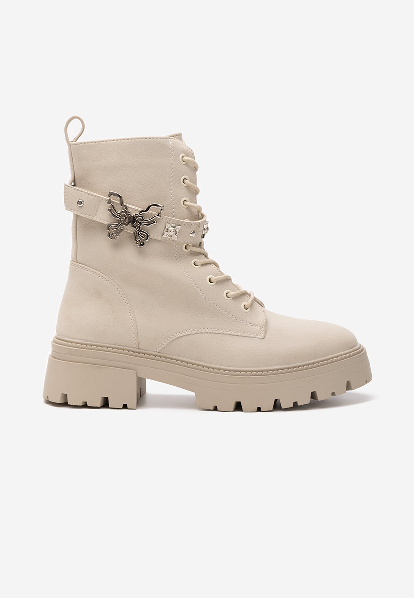 Anfibi donna Barebria beige