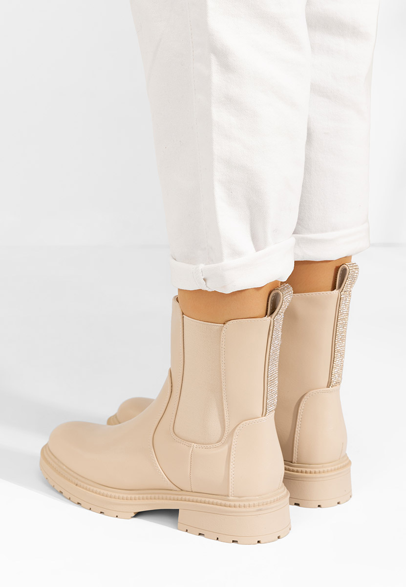 Stivaletti donna Dalia beige