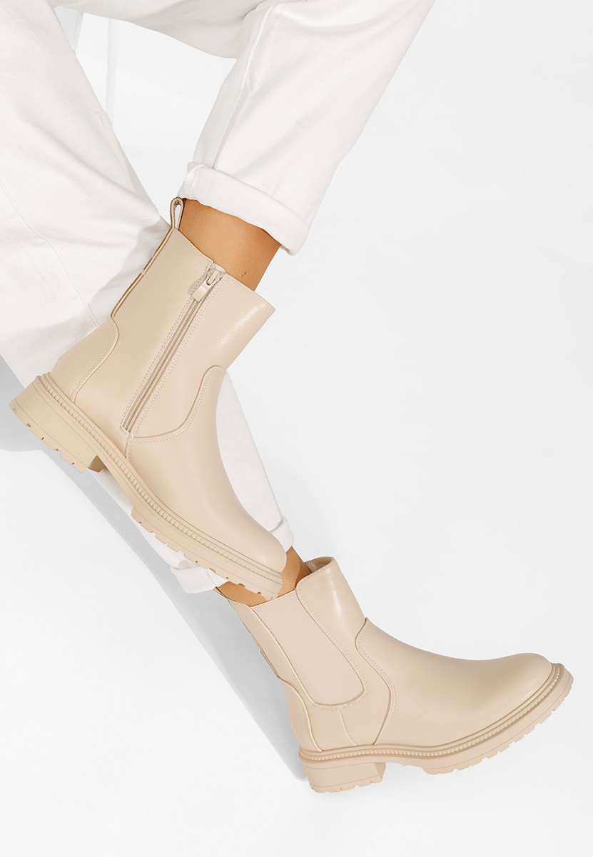 Stivaletti donna Dalia beige