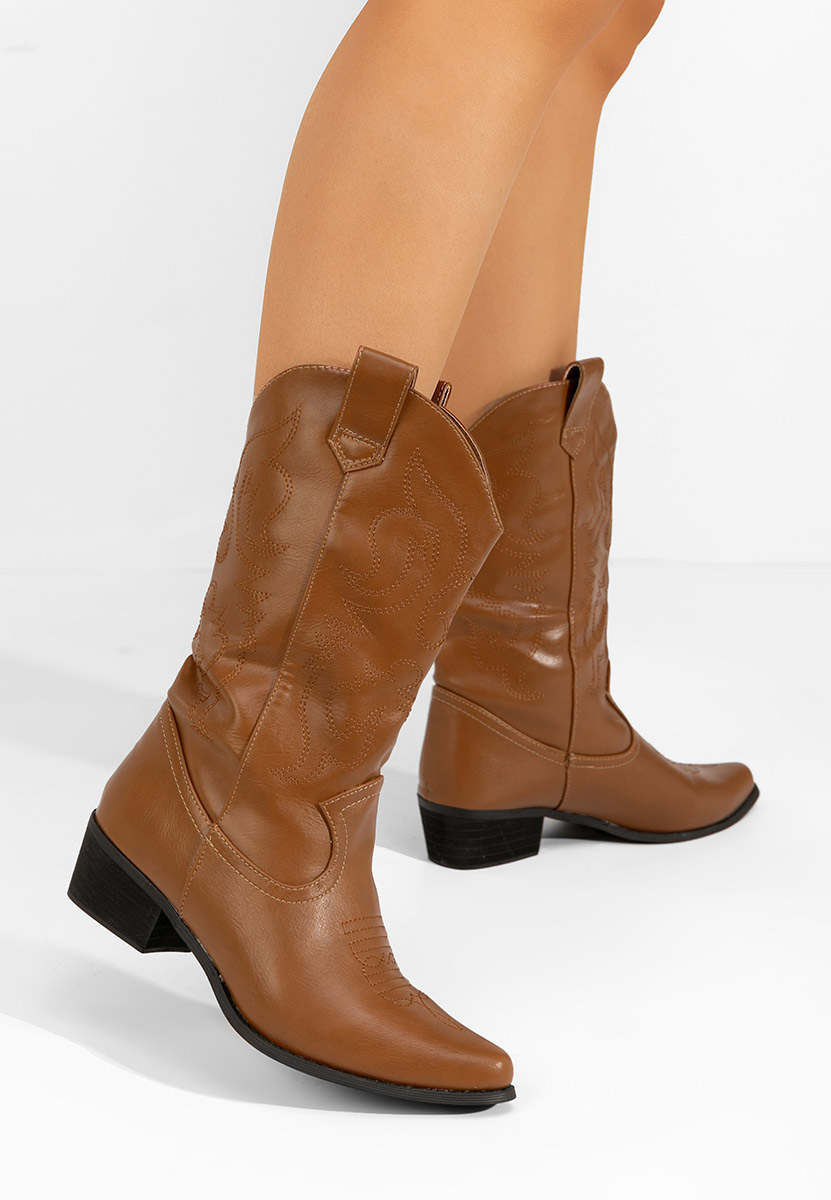 Stivali cowboy donna Kiara Camel