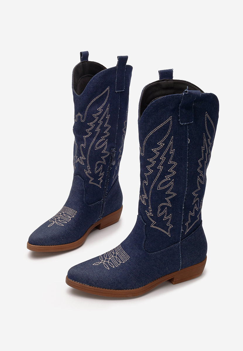 Stivali cowboy donna Venezuela denim