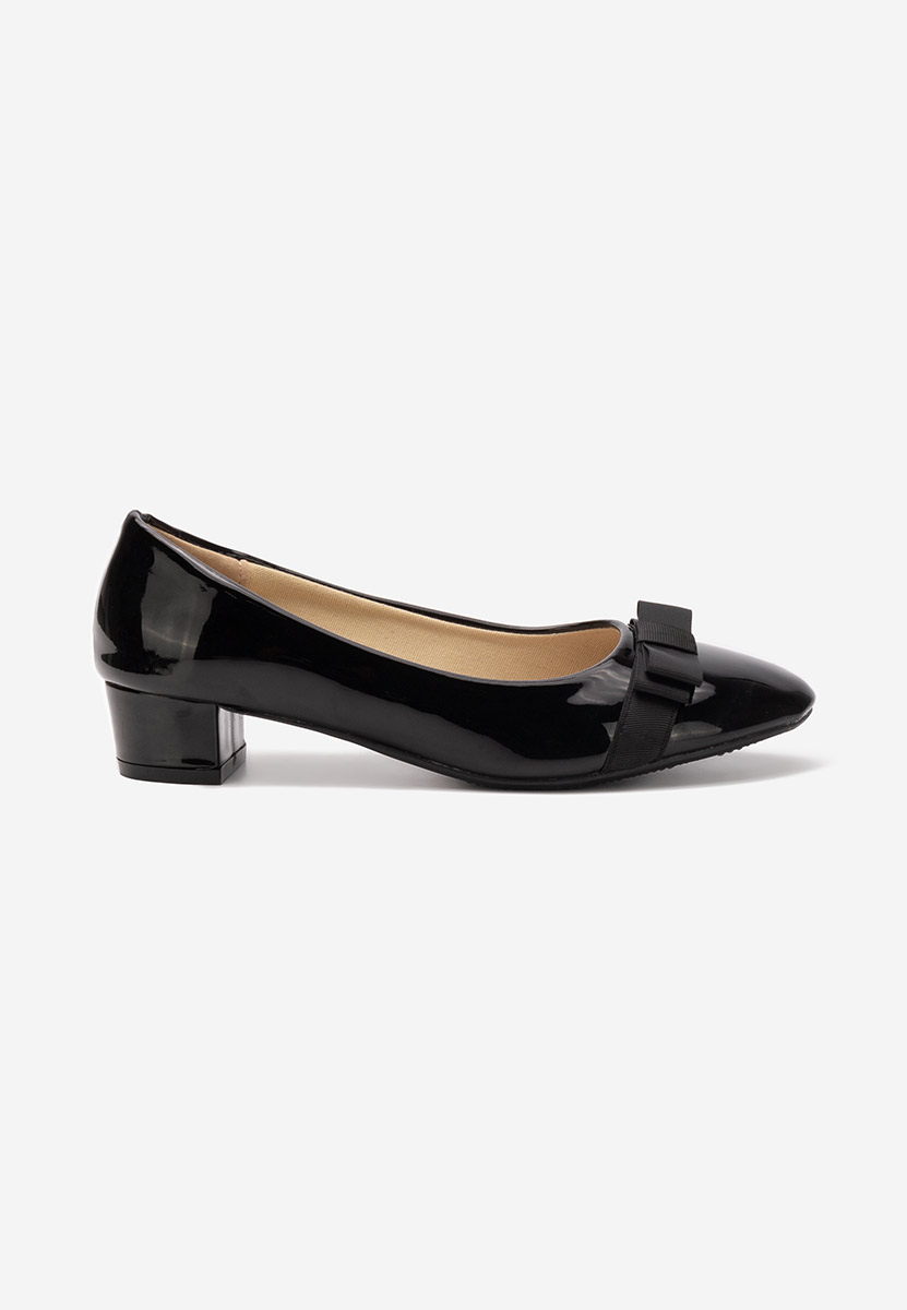 Décolleté tacco basso Carasca nero