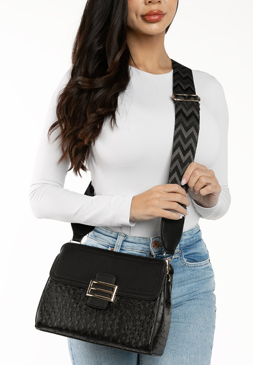 Borsa a spalla Greter nera