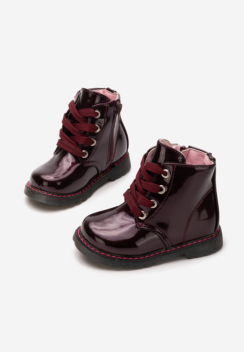 Stivaletti da ragazze Vernice granata