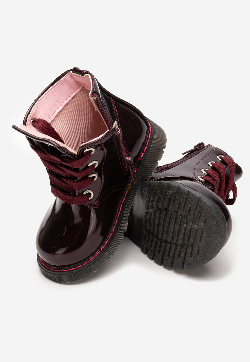 Stivaletti da ragazze Vernice granata